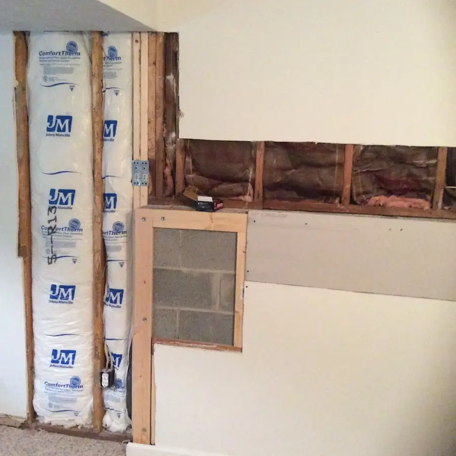 Wall insulation replacement during Odor Removal & Deodorization in New London